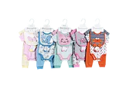5Pcs Bib Socks 2Bodysuit Pant
